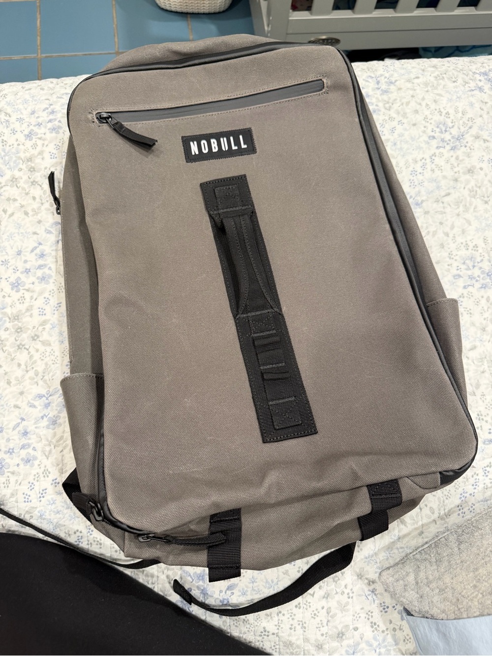 NOBULL Taupe Everyday Backpack with Black Accents